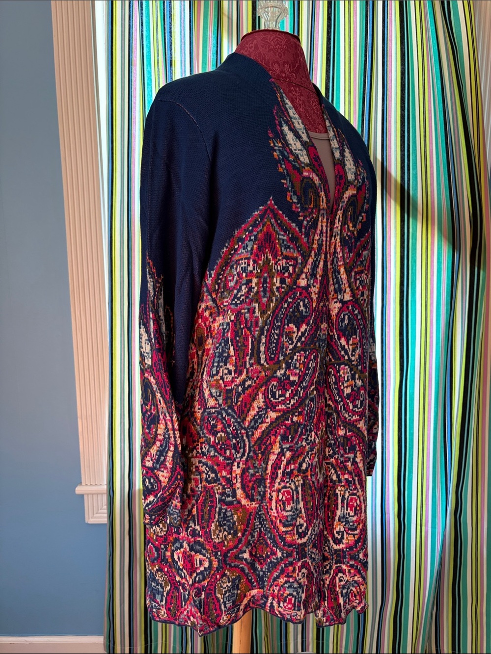 Colorful and soft sweater for cool days